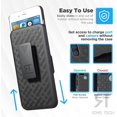 thumbnail image 4 of TGHTBA-Designed for iPhone 7 Plus / 8+ Case with Belt Clip Holster - Kickstand Cover Phone Case - Black, 4 of 4