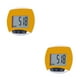 thumbnail image 2 of Sonducket Contador de pasos electrónico para caminar con pantalla LCD Contador de calorías multifuncional Podómetro digital Correr Jogging Amarillo 2Conjunto, 2 of 6