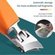 thumbnail image 3 of Slanted Nail Clippers for Men & Women, Splashproof Wide-Jaw Nail Clipper, Fingernail & Ingrown Toenail Cutter for Thick Nails & Seniors, 3 of 5