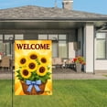 thumbnail image 3 of Amhnf Welcome Sunflowers In Basket Garden Flag For Home Outdoor Garden Yard Decor 12x18 inch, 3 of 5