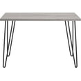 Mainstays Retro Computer Desk, Distressed Gray Oak