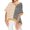 Brown, variant on Women Oversized Summer Short Sleeve Striped Color Block Loose Fit Tops T Shirts