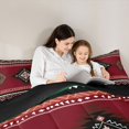 thumbnail image 5 of Manfei Bohemian Aztec Full Size Comforter Sets 3-Piece for Children Teens Adults,Exotic Style Bedding Comforter Set,Hippie Tribal Lightweight Bedding Sets,Ultra Soft Home Decor,Reversible, 5 of 8