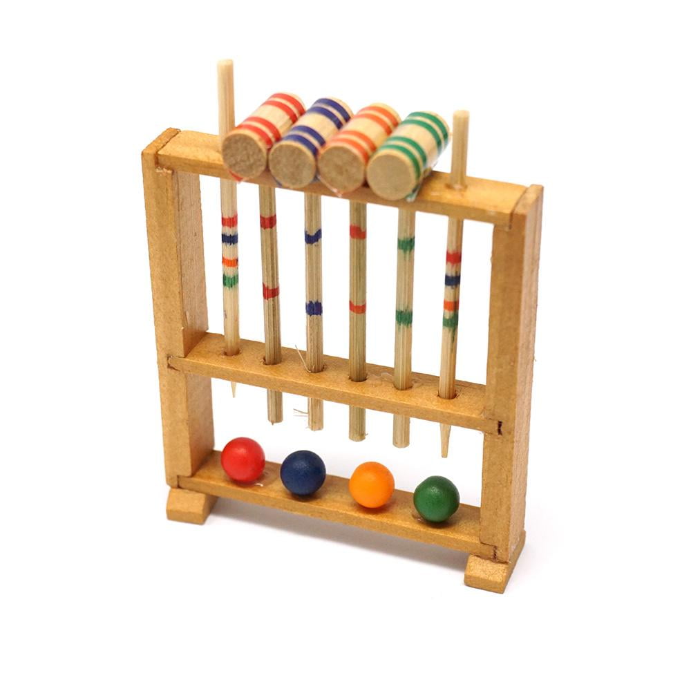 Miniature Croquet Game Set, 2Inch