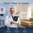 thumbnail image 6 of Alphamed Large Arm Upper Arm Blood Pressure Monitor with Bluetooth, No-Wrap One Button Automatic BP Monitor for Obese Adults and Home Use, 6 of 10