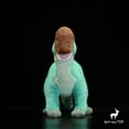 thumbnail image 3 of Cute Soft Parasaurolophus Plush Toys Real Life Dinosaur Stuffed Animal Toy 39cm, 3 of 9