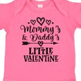 thumbnail image 4 of Inktastic Mommy Daddy Little Valentine Boys or Girls Baby Bodysuit, 4 of 5