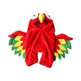 thumbnail image 2 of PET Parrot Costume, a Red Polyester Parrot-Style Costume Sized for the Selected PET Variation, for Dogs, Cats, PET Parties, Photos, and Playful Seasonal Dress-up, Red, Size m, Practical Home Use, 2 of 7