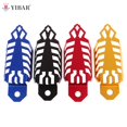 thumbnail image 1 of 1Pc Motorcycle Shock Absorber Cover Front Rear Fork Decor Aluminium ProtectorYellow He Qiyong unisex, 1 of 1