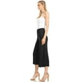 thumbnail image 4 of Made by Johnny Women's Knit Culottes Pants XL BLACK, 4 of 6