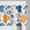 thumbnail image 5 of Ambesonne Soccer Valance & Curtain, Sports Clothes Shoes, 55"x45", Multicolor, 5 of 6