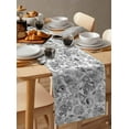 thumbnail image 2 of Table Runner Dresser Scarf 13 x 120 Inch Summer Grey Ocean Seahorse Seashell Starfish Coral Table Runners Non-Slip Heat Kitchen Dining Table Decor for Indoor Outdoor Home Party Decoration, 2 of 7