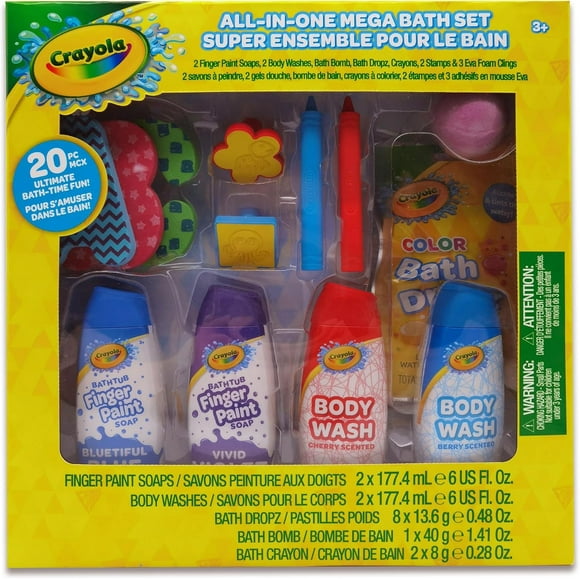 Taste Beauty Crayola All in One Mega Bath Set