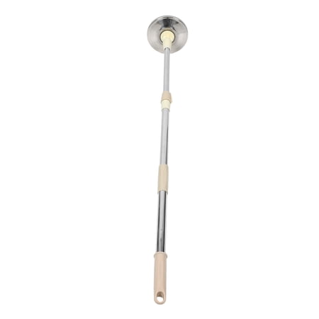 Toyandona Durable Stainless Steel Mop Handle with Explosion Proof Design and Khaki Grip
