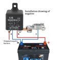 thumbnail image 2 of Aislador de corte de 12V/24V, aislador de desconexión de 120A, desconexión inalámbrica integrada, 2 of 8