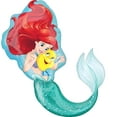 thumbnail image 2 of Little Mermaid Party Supplies Princess Ariel 5th Birthday Balloon Bouquet Decorations, 2 of 7