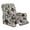 Grunge Red Rose, variant on FKELYI Halloween Pumpkin Human Skeleton Star Print Recliner Slipcover Stretchy Reclining Chair Cover with Pocket Non-Slip Sofa Couch Covers 4 Pcs Furniture Protector