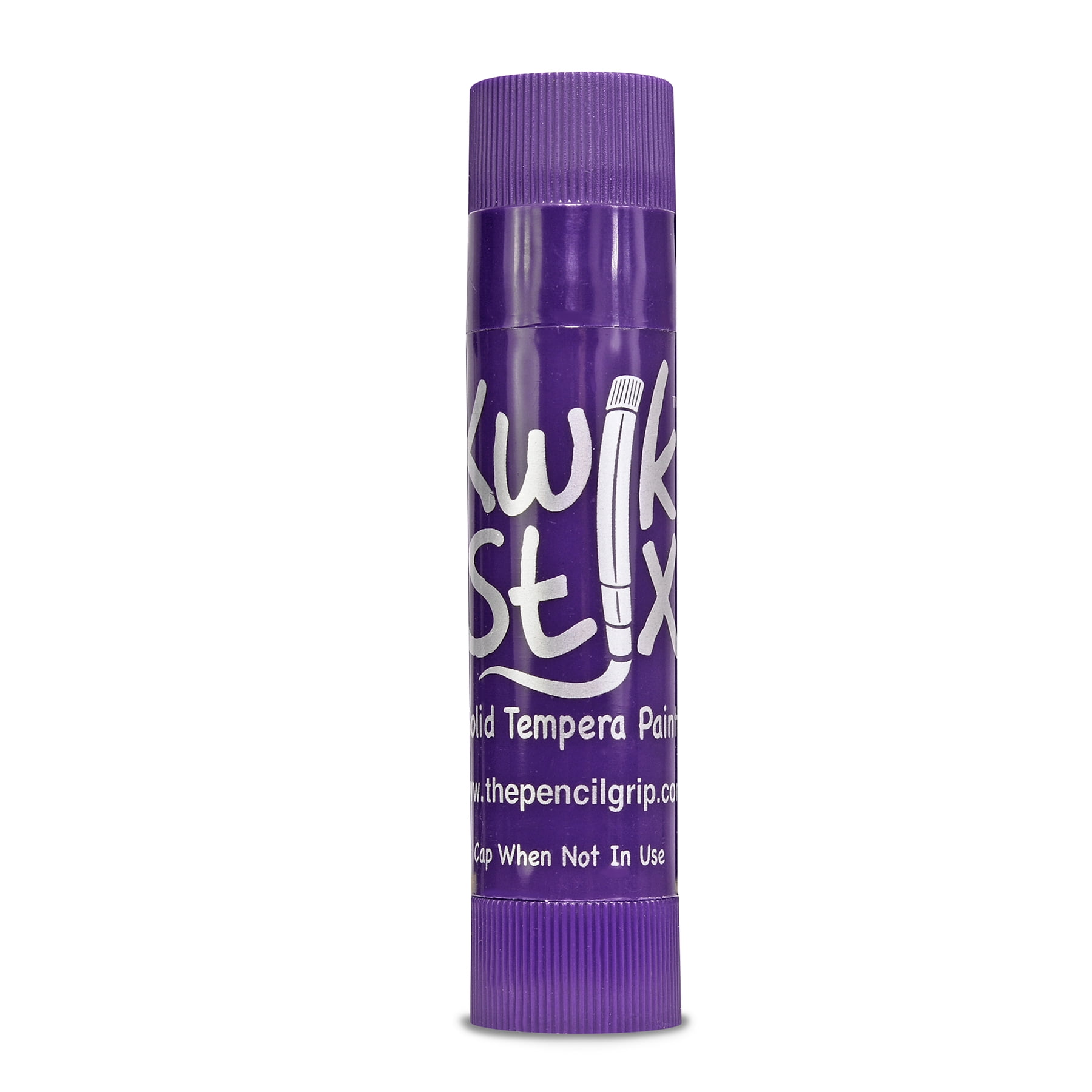Kwik Stix Tempera Paint Sticks, Single Color Pack, Purple, 12 per Pack, 2 Packs