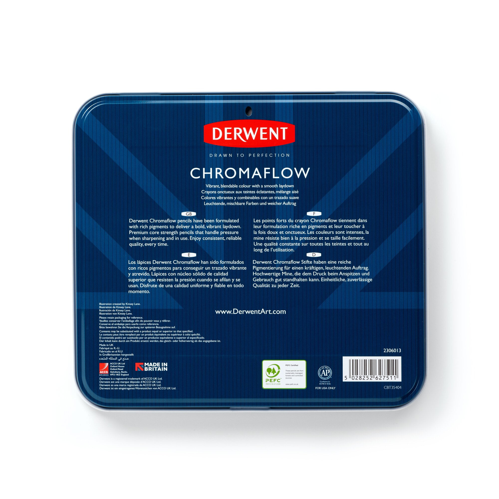 Derwent Chromaflow Colored Pencils - Set of 48