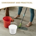thumbnail image 5 of 6pcs Portable Storage Bucket Toy Bucket White Plastic Bucket with Lid Handle, 5 of 7