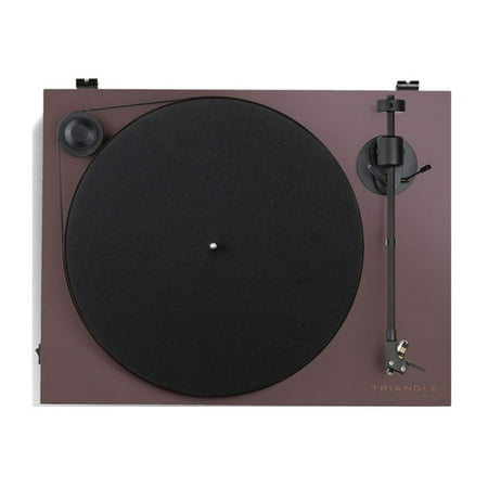 Triangle Active Series Turntable with Ortofon Cartridge (Eggplant Purple)