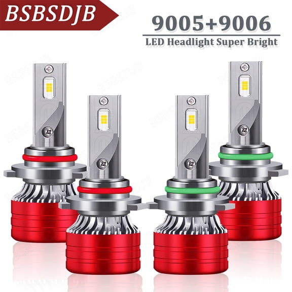 For 2008-2019 MACK CXU Truck CXU600 Combo 9005 9006 LED Headlight Bulbs White