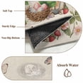 thumbnail image 6 of Spring Easter Area Rugs 6'x9', Small Throw Rugs for Kitchen Dining room, Country Bunny Chick Floral Butterflies Burlap Indoor Outdoor Rug Non-Slip Low Pile Carpet Runner Reversible Floor Mats, 6 of 8