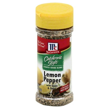UPC 052100025704 product image for McCormickÃÂ® California Style Lemon & Pepper, 2.5 oz. Shaker | upcitemdb.com