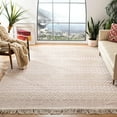 thumbnail image 5 of SAFAVIEH Natura Cordelia Southwestern Fringe Wool Area Rug, Ivory/Black, 9' x 12', 5 of 5