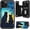 Black Stars, variant on Case for iPhone 16 Pro Case Wallet Case with Card Holder, PU Leather Kickstand Double Magnetic Clasp Shockproof Cover Case for iPhone 16 Pro 6.3" 2024, Beach Coconut