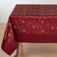 thumbnail image 4 of Saro Lifestyle Traditional Glam Embroidered Sequined Tablecloth Olive 60" x 60" Square Toppers, 4 of 5