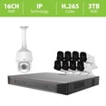 thumbnail image 1 of REVO ULTRA 16 CH 4K NVR, 3TB with 8x 4MP Indoor/Outdoor Bullet Cameras & a 1080p 22x Zoom Professional Grade PTZ Camera with ceiling mount, 1 of 1