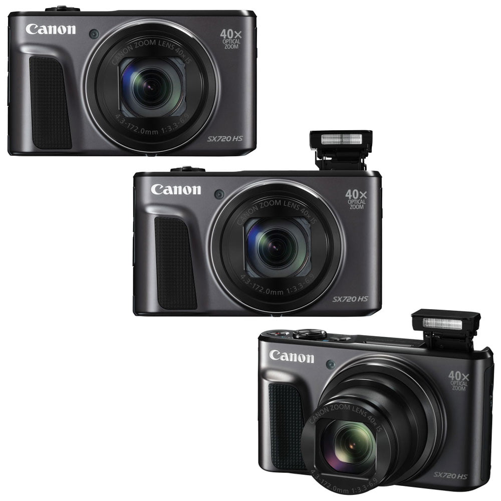 Canon PowerShot SX720 HS 20.3-Megapixel Digital Camera - Black 