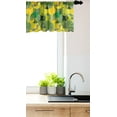 thumbnail image 3 of Ambesonne Geometric Window Valance, Natural Modern Circles, 54" X 18", Green Mustard, 3 of 3