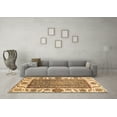 thumbnail image 3 of Ahgly Company Indoor Round Oriental Brown Traditional Area Rugs, 3' Round, 3 of 4