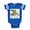 Royal Blue, variant on CafePress - Plays With Iguanas.... - Cute Infant Baby Football Bodysuit