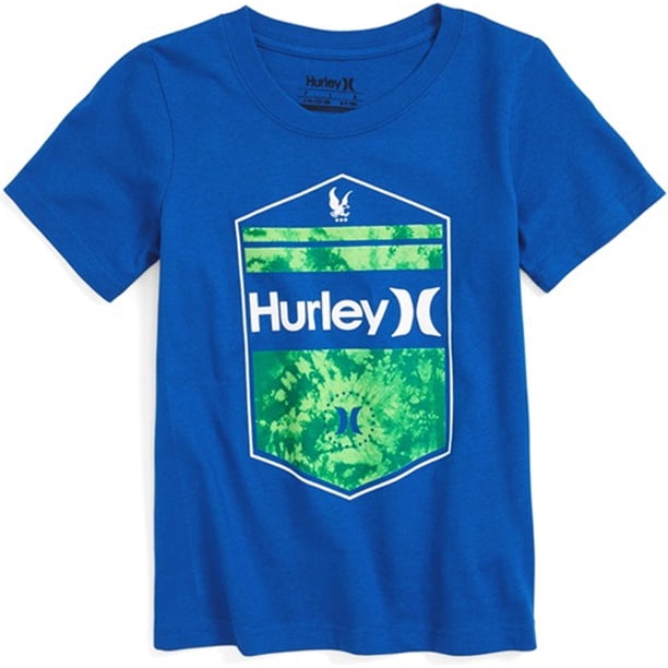 Camiseta gráfica Hurley Six Points para niños azul 4