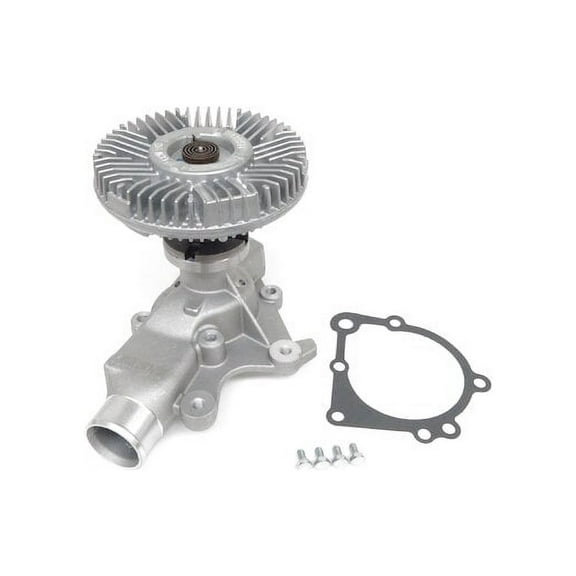 Engine Water Pump with Fan Clutch - Compatible with 1991 - 1995, 1997 - 2002 Jeep Wrangler 1992 1993 1994 1998 1999 2000 2001