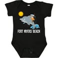 thumbnail image 3 of Inktastic Fort Myers Beach Florida Dolphin Boys or Girls Baby Bodysuit, 3 of 5