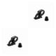 thumbnail image 1 of Toystoory Ganchos extensores de suspensión Marco de bicicleta Aleación de aluminio Cambio de accesorios de ciclismo Adaptador de volante para Negro 2Conjunto, 1 of 6