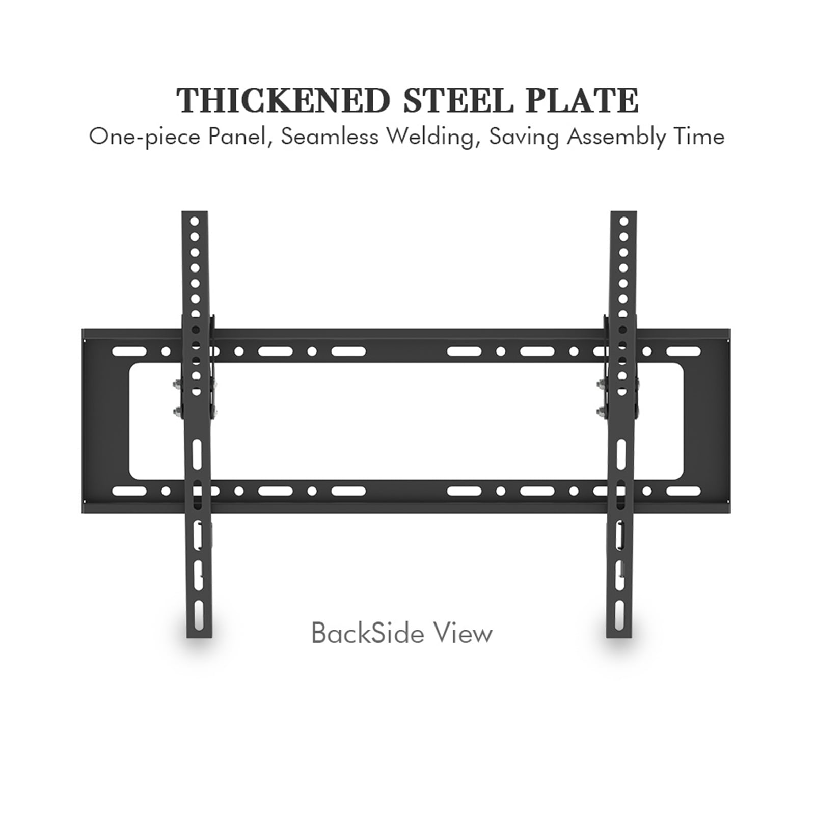 Youngshion TV Mount Fixed for Most 32-70 Inch LED, LCD and Plasma TV, TV Wall Mount TV Bracket up to VESA 400x400mm and 110 LBS Loading Capacity, Low Profile and Space Saving Flat Mount
