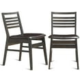 thumbnail image 2 of Patiojoy Set of 2 Dining Side Chairs Wood, PU, Sponge, 2 of 10