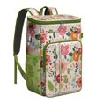 thumbnail image 1 of Aesthetic Earthy Cooler Backpack - 20L Insulated Leakproof Bag, Bohemian Design for Beach, 1 of 6