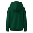 thumbnail image 6 of Quarter Zip Sweatshirt Women Half Zipper Workout Oversized Hoodies with Pocket Casual Long Sleeve Sweatshirt Drawstring Loose Pullover Tops Solid Color Lightweight Y2K 2026 Clothes Blackish Green, 6 of 9