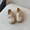 thumbnail image 5 of Viluyesy Girls Mary Jane Shoes Soft-Sole Flat Dress Shoes for Toddlers & Kids, Spring Summer Loafer Style Ballet Flats Khaki Size 12.5, 5 of 10