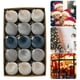 thumbnail image 1 of 15 Unidades/caja Bolas Navidad Terciopelo Creativa para Navidad 8cm (azul), 1 of 9