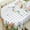Green-bunny, variant on Easter Oval Tablecloth 60" x 120" Waterproof Fabric Spring Easter Bunny Table Cloths for Indoor Outdoor Kitchen Dining