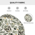 thumbnail image 5 of Salouo Skull with Cash Print Unisex Beanie Hat,Knitted Baggy Skull Cap Winter Warm Hats Beanie Sleep Hats Cancer Headwear Caps for Women & Men 1 Pieces, 5 of 7