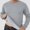 Silver, variant on Babcutegg Mens Crewneck Sweatshirt Warm Thick Long Sleeve Fall Winter Casual Pullover Basic Top Size L