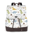 thumbnail image 1 of Disketp Dinosaur Mochila de Cuero para Mujer, Bolso de Espalda Antirrobo con Estilo para Viaje, Trabajo y Uso Diario, 1 of 4